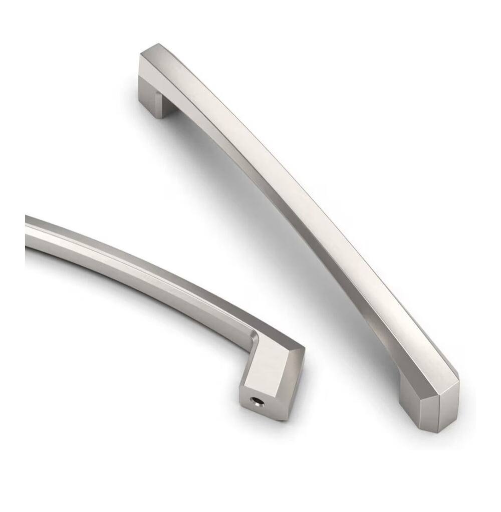 Asidrama 9 Pack 5 Inch 128mm Brushed Satin Nickel Cabinet Handles Drawer Pulls